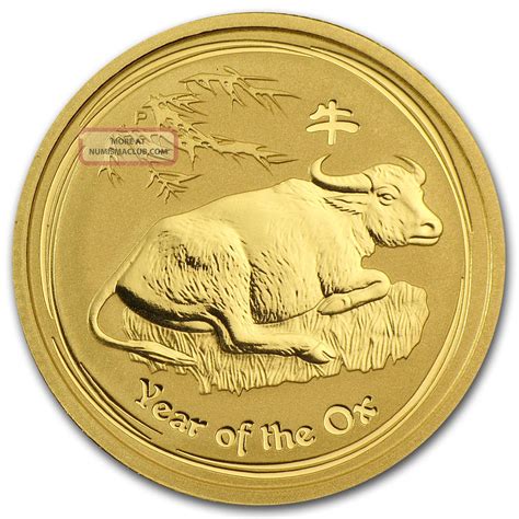 2009 1/4 Oz Gold Australian Perth Lunar Year Of The Ox Coin - Sku 43917