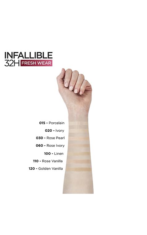 L'Oreal Paris Infallible 32H Fresh Wear Foundation 20 Ivory ...