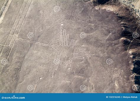 Nazca Lines stock image. Image of airplane, aerial, landscape - 132316245