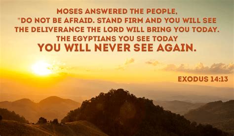 Exodus 14 - NIV - Then the LORD said to Moses,...