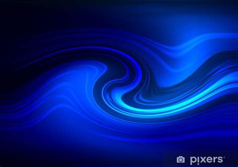 Wall Mural Blue swirl pattern - PIXERS.NET.AU