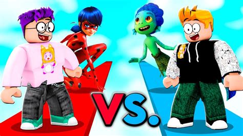 Can LANKYBOX Beat This 2 PLAYER RED vs. BLUE OBBY In ROBLOX?! (9000 IQ ...