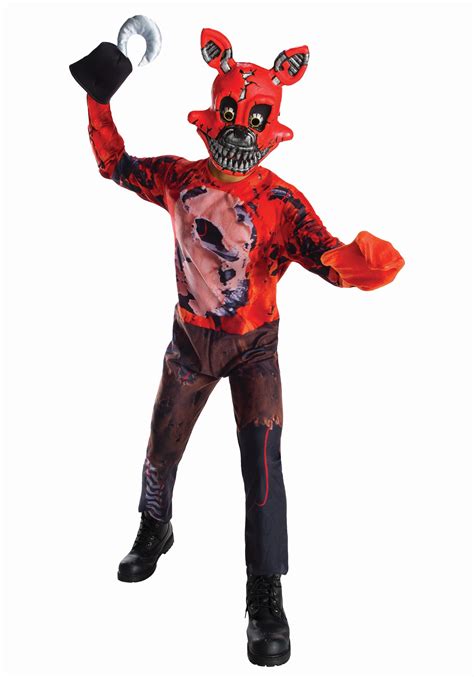 Child Five Nights at Freddy's Nightmare Foxy Costume | Video Game Costumes