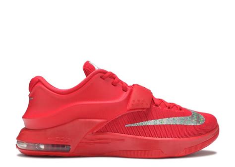 KD 7 'Global Game' - Nike - 653996 660 - action red/metallic silver ...