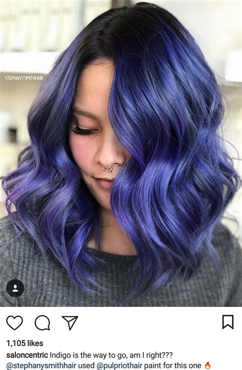 Pin by Maryann Franklin on Hair Color | Hair color purple, Indigo hair ...