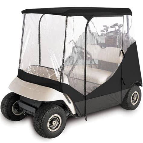 Waterproof Superior Golf Cart Covers Enclosure for Club Car Ezgo Yamaha ...