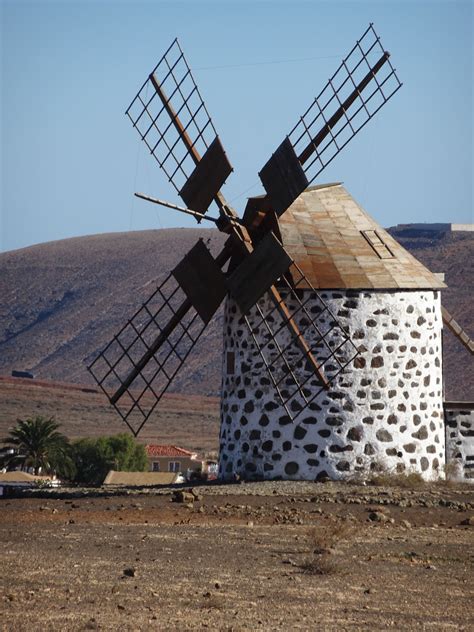 Villaverde, Molinos de Villaverde 1 (Spain, Fuerteventura) | Windmill ...