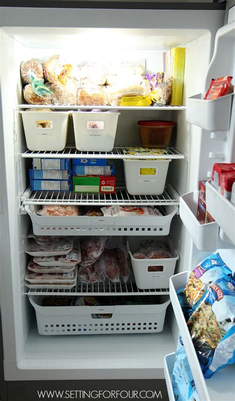 Five Easy Freezer Organizing Ideas - Setting For Four Interiors