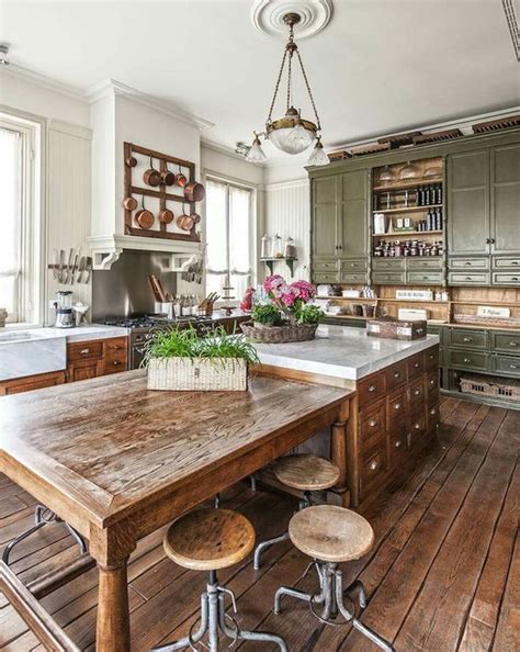 38 Awesome Cottage Kitchens Design Ideas - HMDCRTN