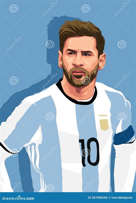 Illustration Of Lionel Messi, Inter Miami | CartoonDealer.com #282278684