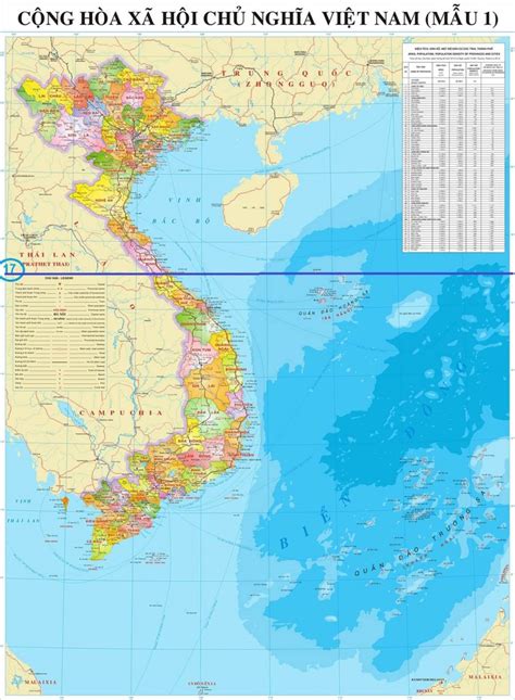 Vĩ Tuyến 17 Trên Bản đồ Việt Nam về ý nghĩa lịch sử và địa lý