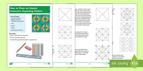 How To Draw An Islamic Geometric Repeating Pattern Step-by-Step ...