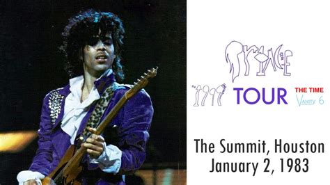 Prince live 1999 Tour - The Summit, Houston, Texas (January 02, 1983 ...