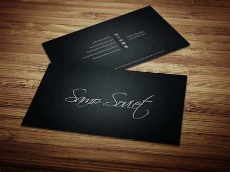 My Personal Business Card Design | Printed by SamoSoviet on DeviantArt