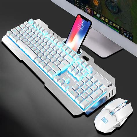 Wholesale Wireless Mechanical Keyboard And Mouse Game Set Rechargeable ...