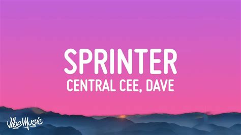 Central Cee & Dave - Sprinter (Lyrics) Chords - Chordify