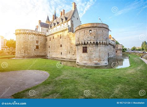 Nantes city in France stock photo. Image of europe, blue - 95712134