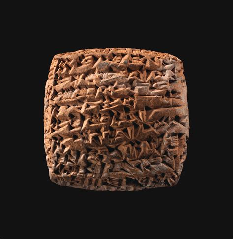 Cuneiform tablet: loan of silver Period:Middle Bronze Age–Old Assyrian ...