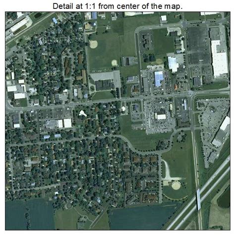 Aerial Photography Map of Delavan, WI Wisconsin