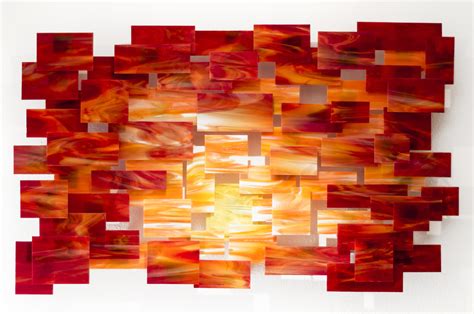 Sunset by Karo Martirosyan (Art Glass Wall Sculpture) | Artful Home