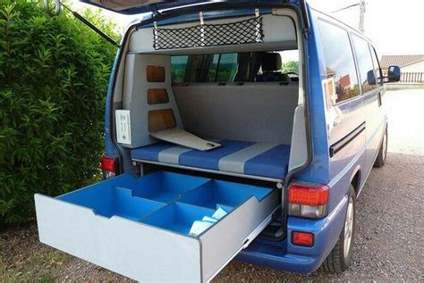 T4 Camper Interior Ideas 46 | Camping ausbau, Vw t4 multivan, Campingideen