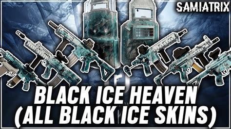 Rainbow Six Siege On Twitter All Black Ice Weapon Skins Are Now | Hot ...