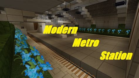 Modern Metro Station Minecraft Map