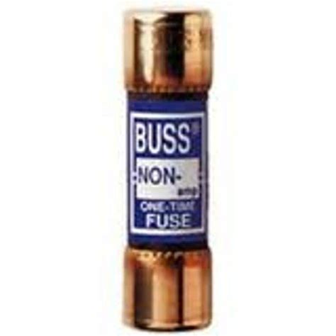 Cooper Bussmann 25 Amp Brass Cartridge Class H NON Style One Time Fuse ...