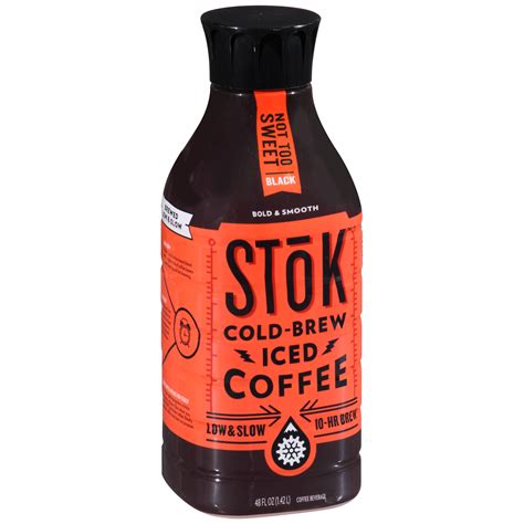 Stok Cold Brew Coffee Not To Sweet 48oz BTL | Garden Grocer