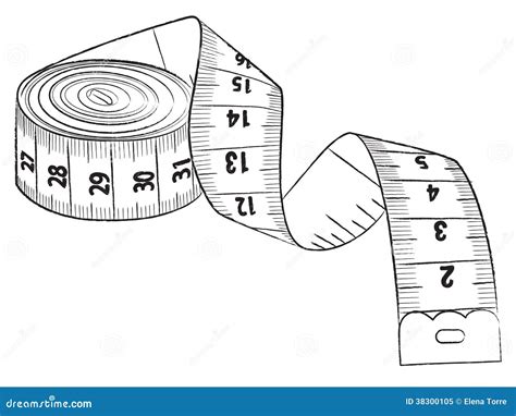 Measuring Tape Line Icon, Measurement And Meter, Ruler Sign, Vector ...