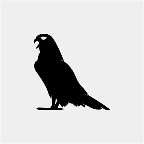 falcon vector silhouette 11542551 Vector Art at Vecteezy