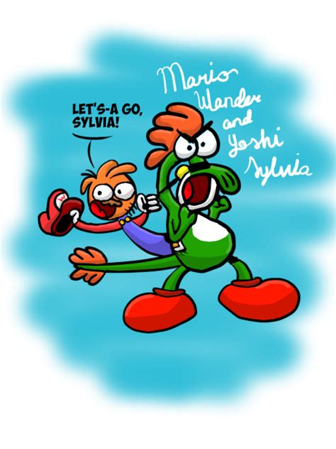 Mario Wander and Yoshi Sylvia (Wander Over Yonder Fanart) by ...