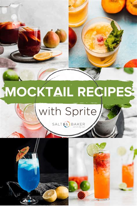 Mocktail Recipes with Sprite - Salt & Baker