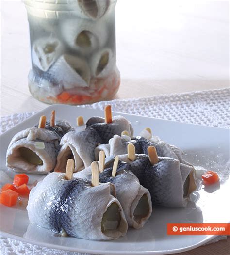 German Herring Rollmops Recipe | Salads & Snacks# | Genius cook ...