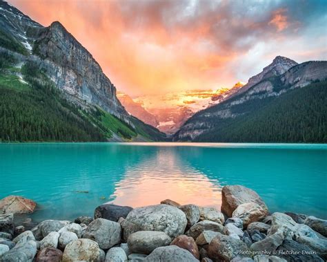 Lake Louise in Banff National Park, Alberta Banff National Park ...