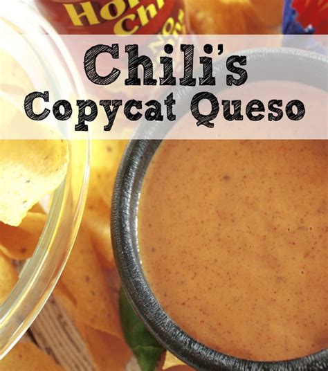 Copycat Chili's Restaurant Menu Item: Chili's Skillet Queso