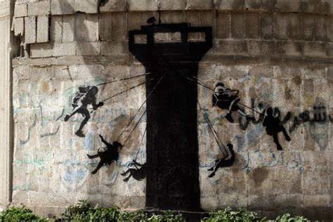 New Banksy murals in Gaza - All Photos - UPI.com