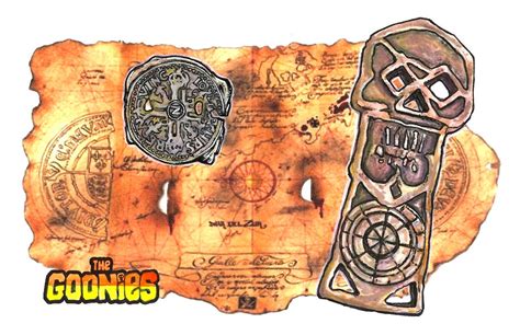 The Goonies Treasure Map Fine Art Quality Print multiple - Etsy Hong Kong