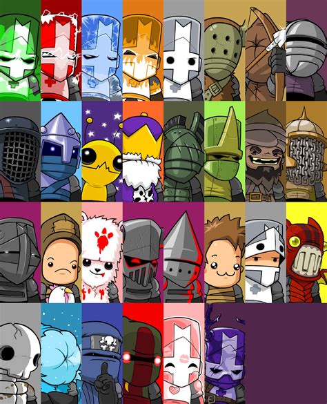 Image - 30 playableCharacters.jpg - Castle Crashers Wiki - Levels ...