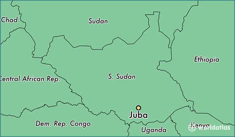 Where is Juba, South Sudan? / Juba, Central Equatoria Map - WorldAtlas.com