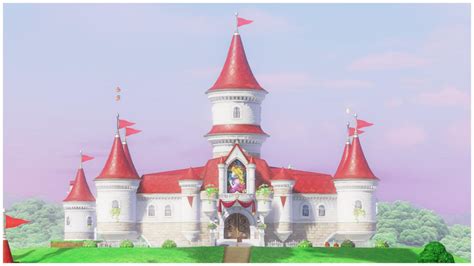 Princess Peach Castle Mario Odyssey