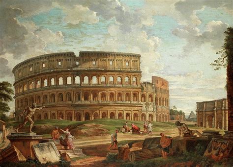 Italy Rome colosseum Oil painting colosseum Italy Wall Art Rome gift ...