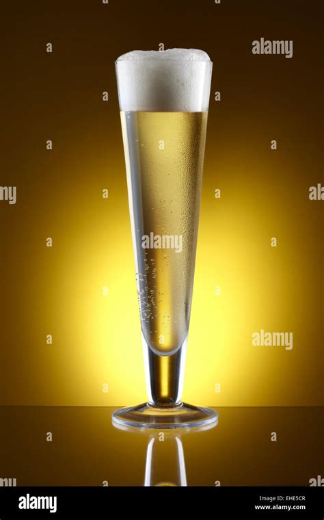 Tall glass of Beer Stock Photo - Alamy