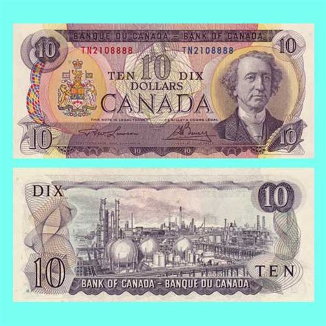 Canadian Banknotes: 10 Dollar Note of 1971 | Mintage World