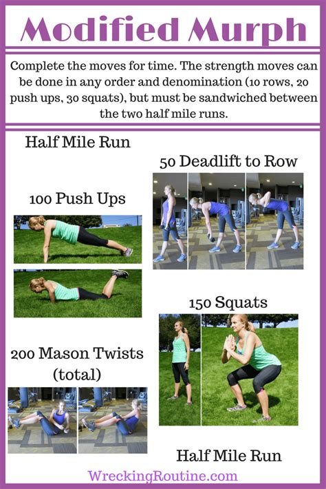 The Murph workout is a sweaty mess. This modified Murph version is ...