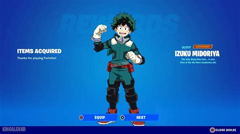 How To Get My Hero Academia Izuku Midoriya Deku Skin NOW FREE in ...