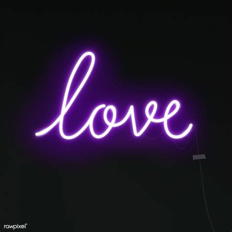 Neon love sign design resource icon | premium image by rawpixel.com ...