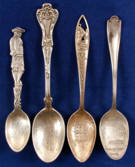 Sterling Silver Souvenir Spoons (80943)