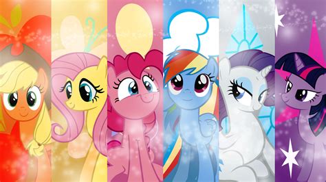 The mane 6 - My Little Pony Friendship is Magic Wallpaper (37428460 ...