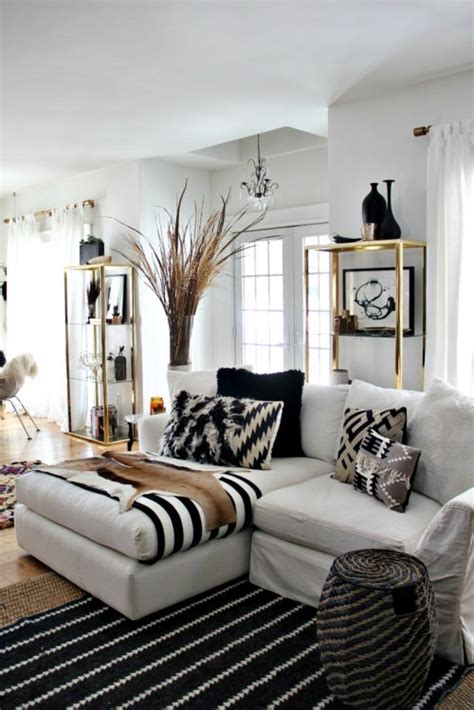 48 Black and White Living Room Ideas & Designs - Decoholic